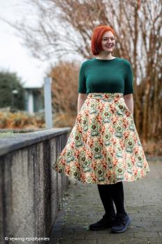 Preview: Deko Druck Victorian Damask by Bienvenido Colorido von Swafing